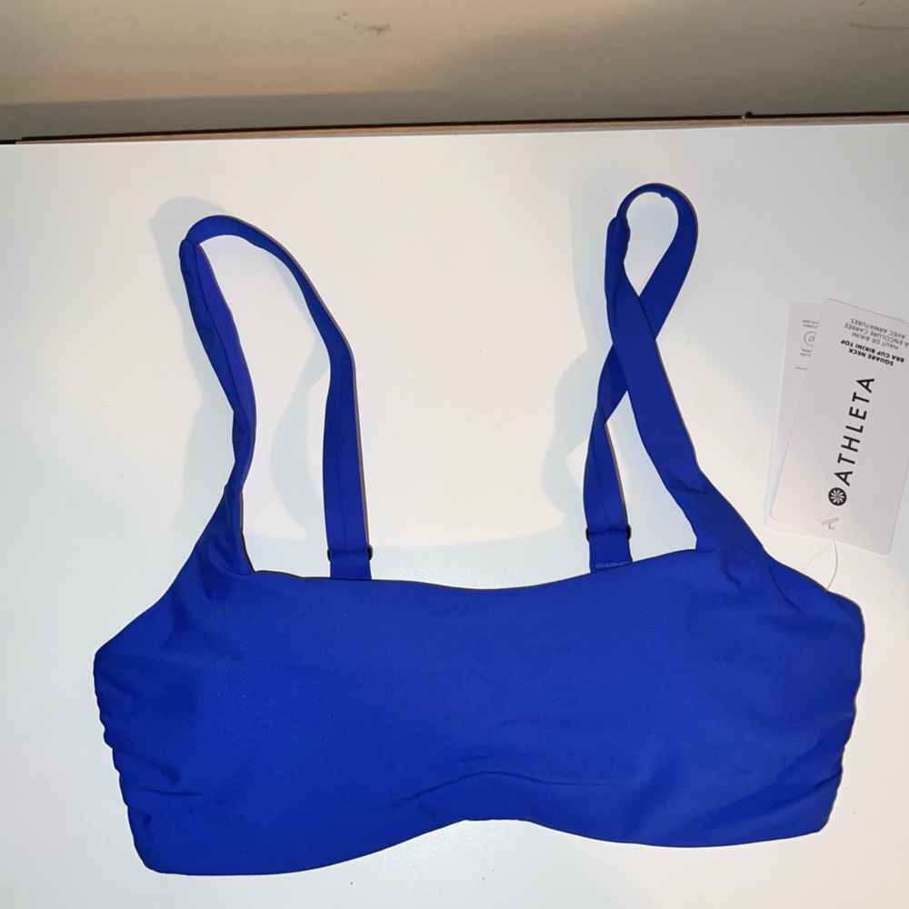Athleta Royal Blue Bikini Top 32B/C